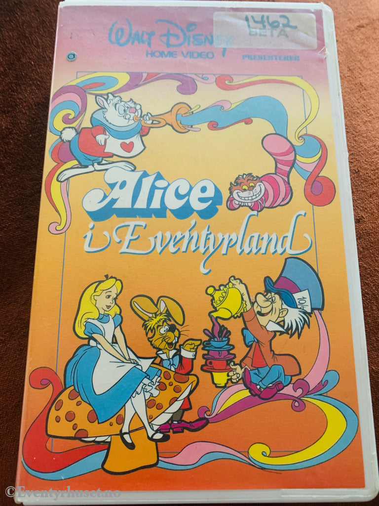 Disney Betamax. Alice i Eventyrland. Beta
