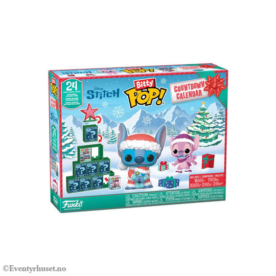 Disney Bitty POP! 24 Day Advent Calendar Countdown Stitch Holiday Collectibles