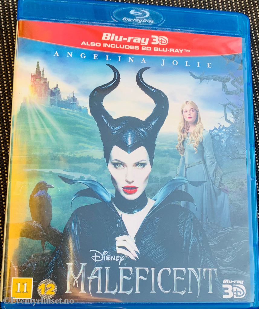 Disney Blu Ray 3D. Maleficient. Blu-Ray Disc