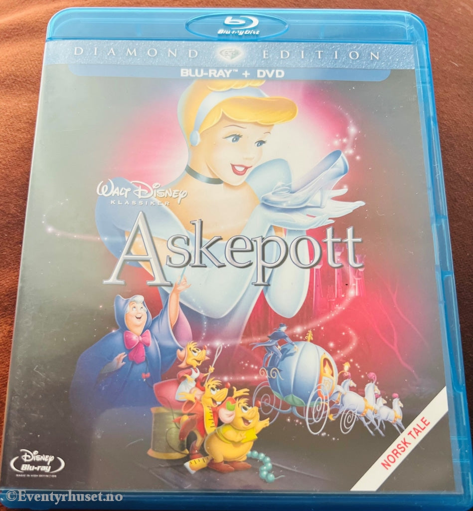 Disney Blu-Ray + Dvd. Askepott. Disc