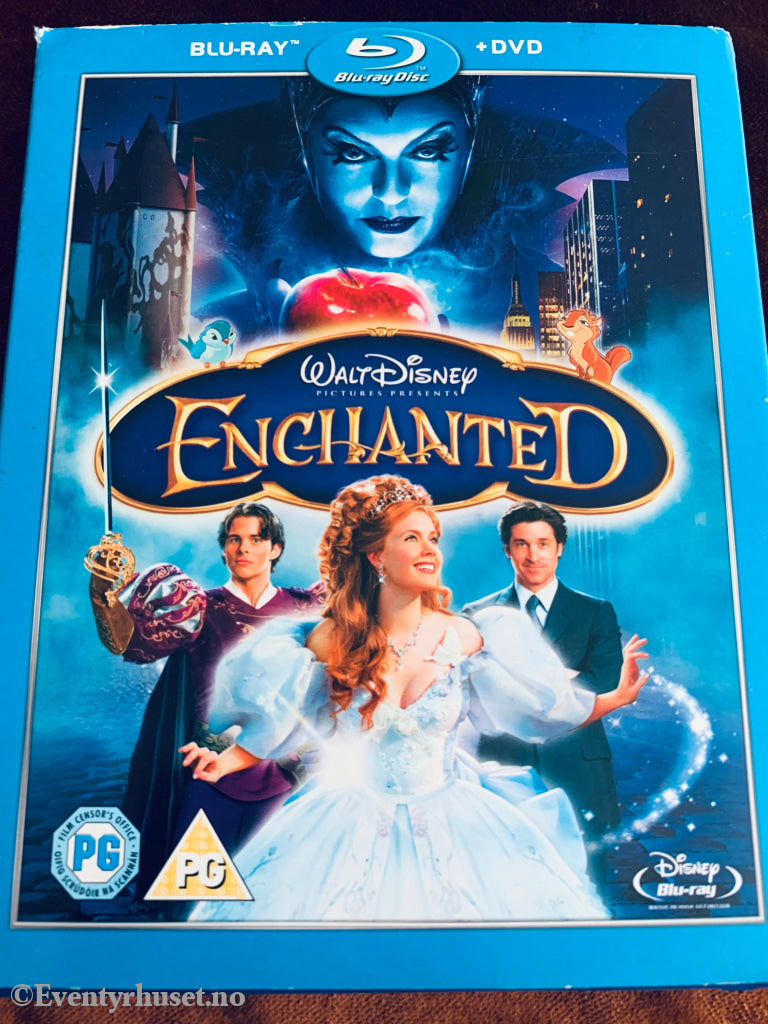 Disney Blu Ray Enchanted. Slipcase. Blu-Ray Disc