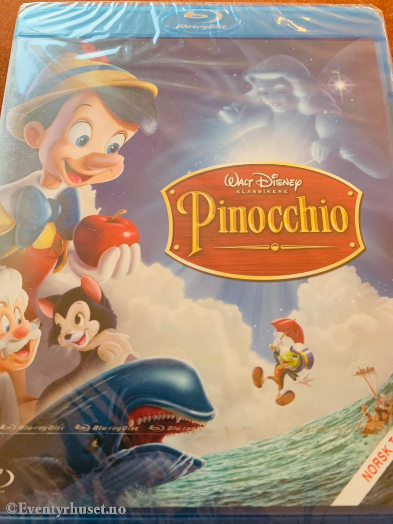 Disney Blu Ray Gullnummer 02. Pinocchio. Ny I Plast! Blu-Ray Disc