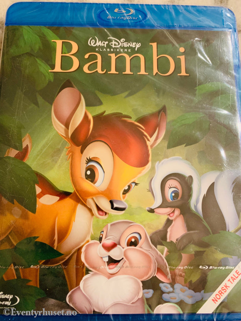 Disney Blu Ray. Gullnummer 05. Bambi. Ny I Plast! Blu-Ray Disc