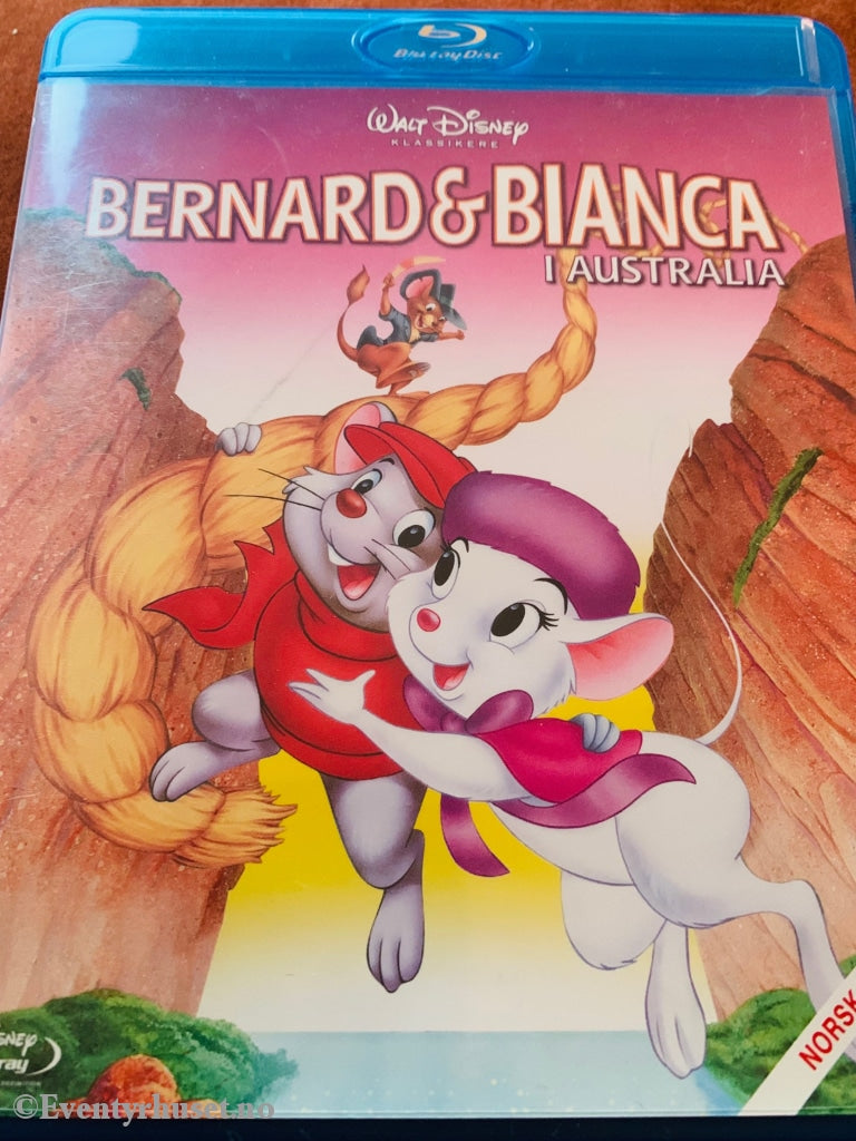 Disney Blu Ray Gullnummer 29. Bernard & Bianca I Australia. Blu-Ray Disc