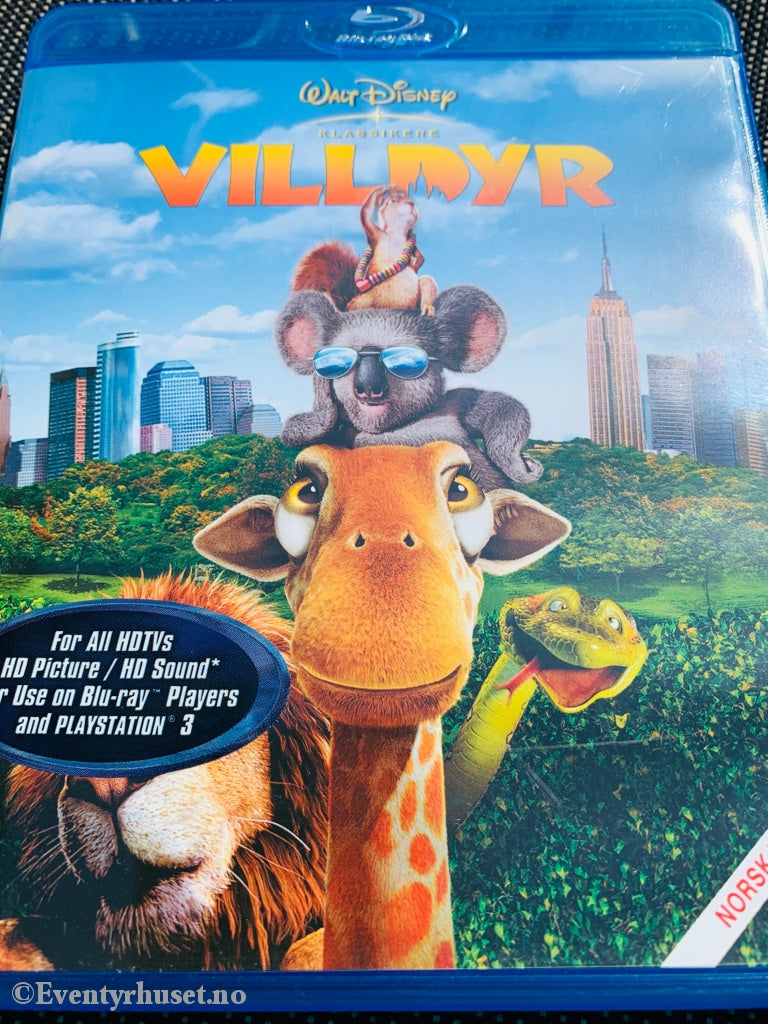 Disney Blu Ray Gullnummer 46. Villdyr. Blu-Ray Disc