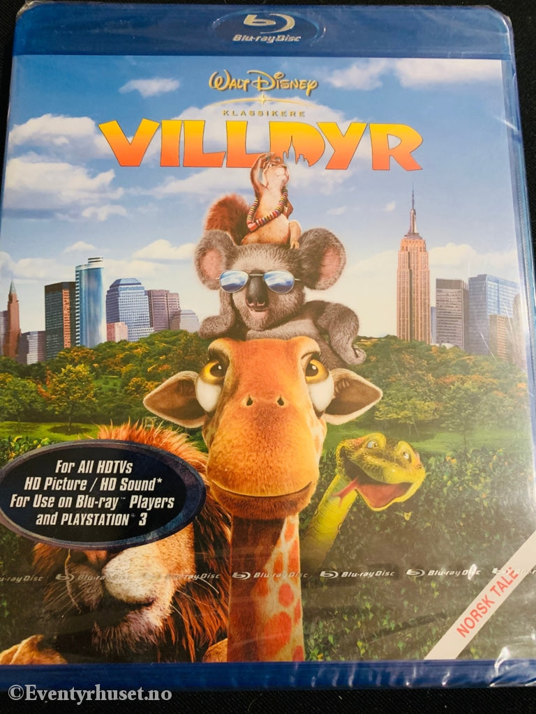 Disney Blu Ray Gullnummer 46. Villdyr. Ny I Plast! Blu-Ray Disc