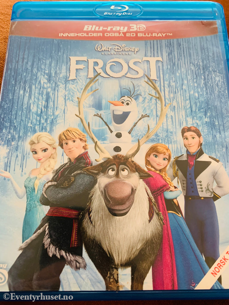 Disney Blu Ray Gullnummer 52. Frost 2D + 3D. Blu-Ray Disc