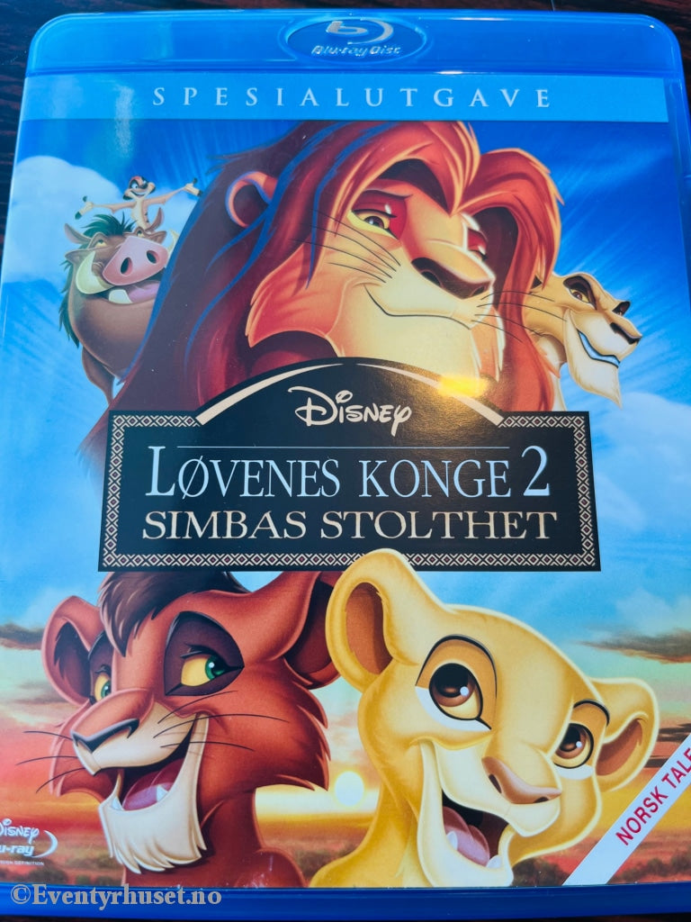 Disney Blu-Ray. Løvenes Konge 2 - Simbas Stolthet. Blu-Ray Disc