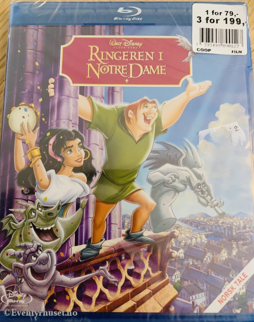 Disney Blu-Ray. Ringeren I Notre Dame. Ny Plast! Blu-Ray Disc