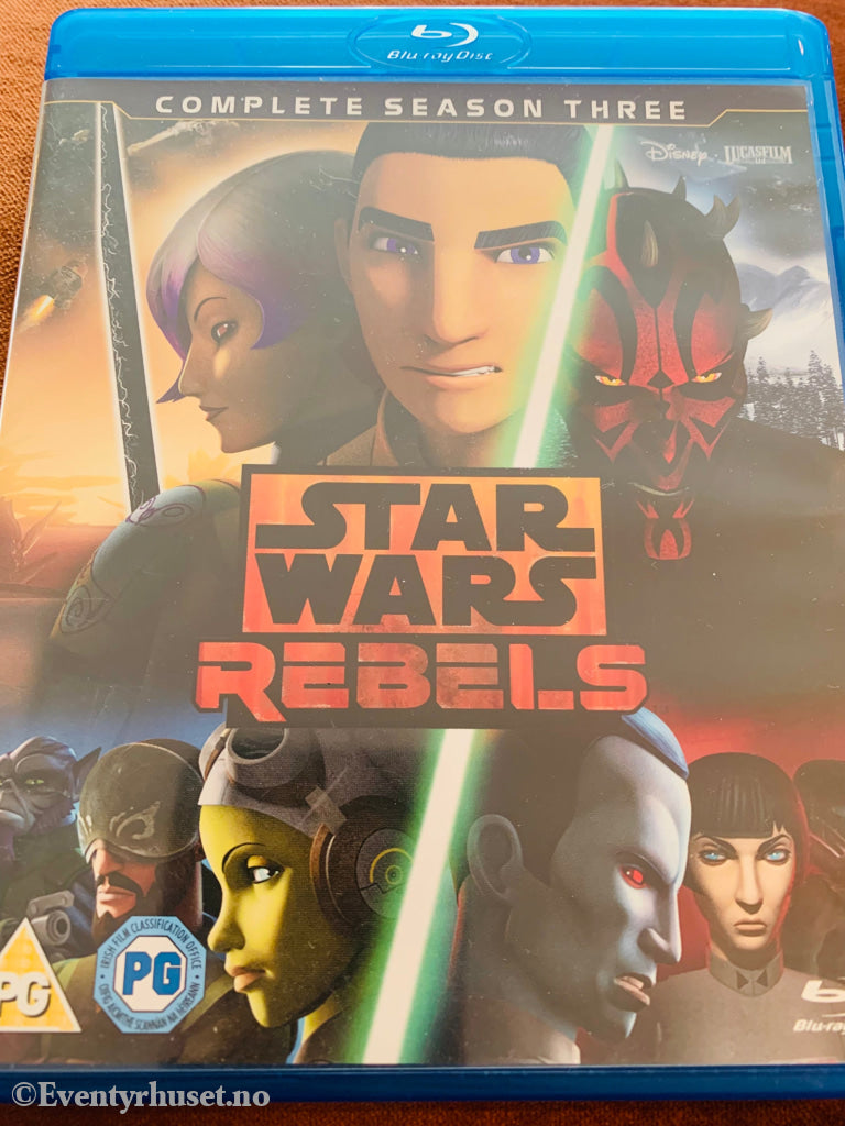 Disney Blu Ray Star Wars Rebels. Sesong 3. Blu-Ray Disc