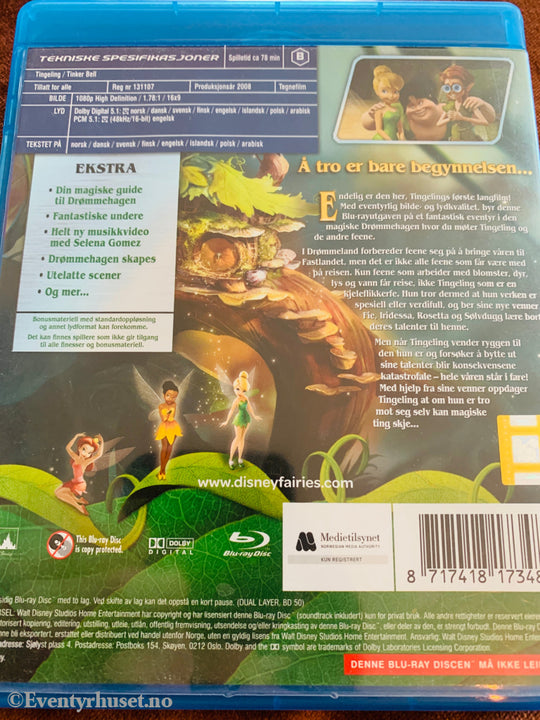 Disney Blu-Ray. Tingeling. Blu-ray Disc