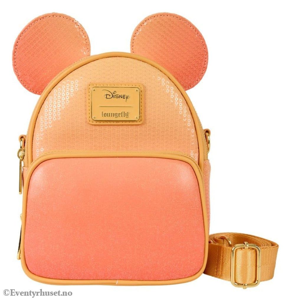 Disney by Loungefly Backpack and Tote Bag Mickey Mouse Glitter Fashion & Accessories