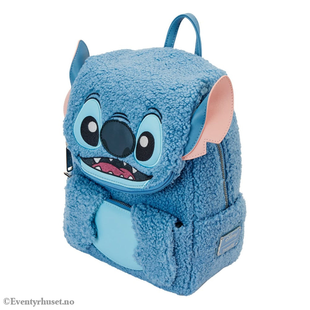 Disney by Loungefly Backpack Stitch Plush Pocket Fashion & Accessories
