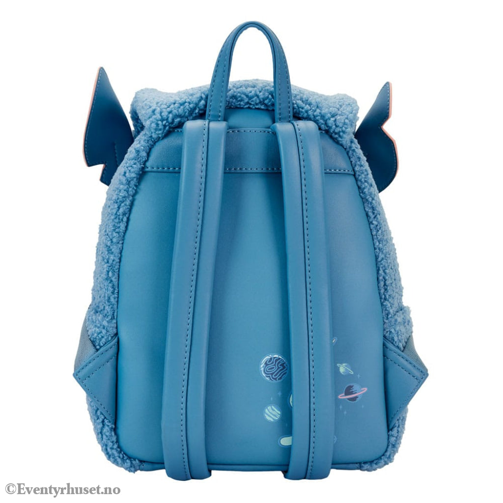 Disney by Loungefly Backpack Stitch Plush Pocket Fashion & Accessories