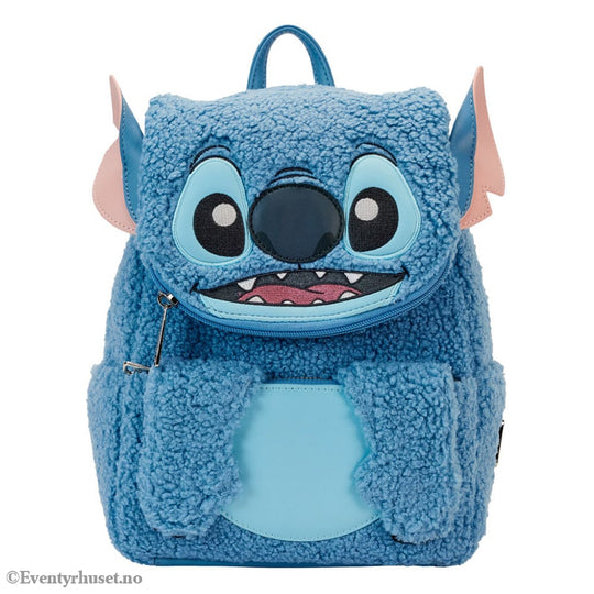 Disney by Loungefly Backpack Stitch Plush Pocket Fashion & Accessories