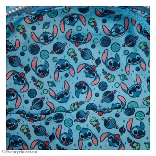 Disney by Loungefly Backpack Stitch Plush Pocket Fashion & Accessories