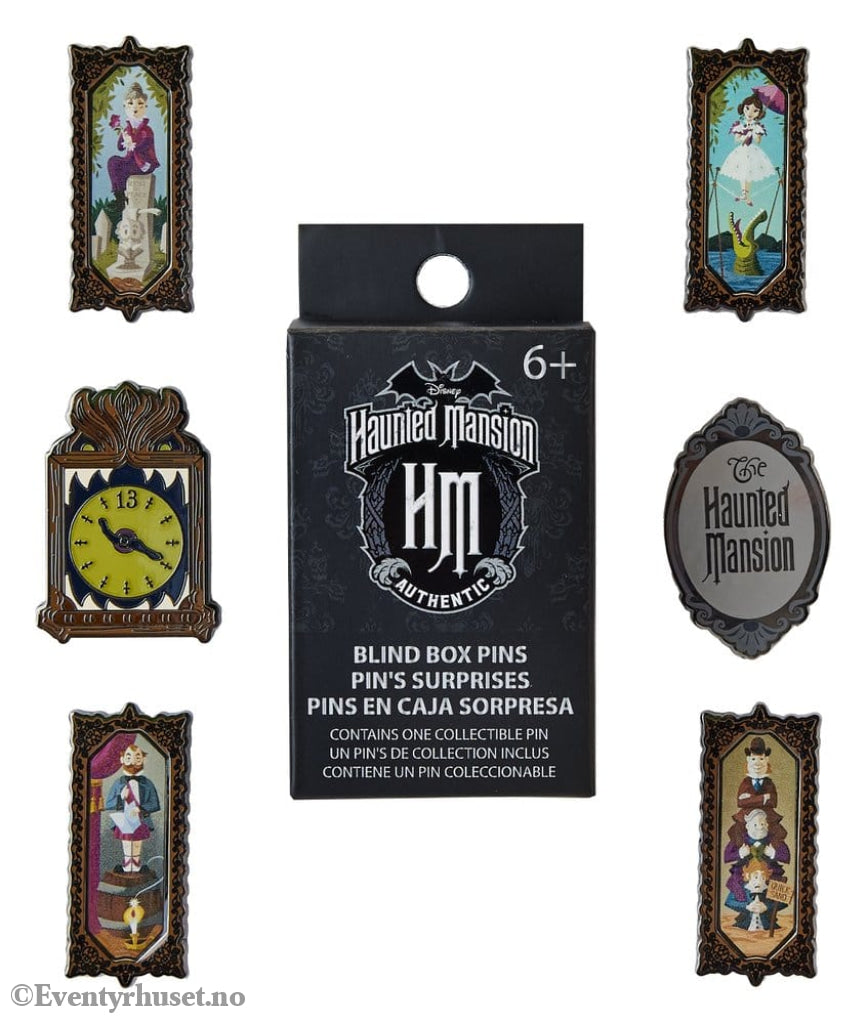 Disney by Loungefly Enamel Pins Blind Box Haunted Maison Assortment (12) Fashion & Accessories