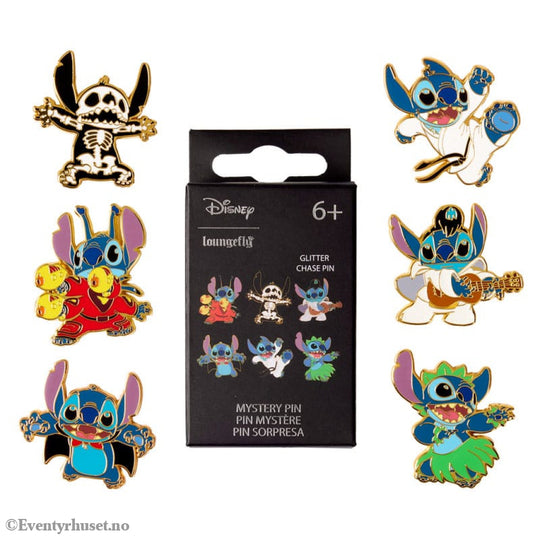 Disney by Loungefly Enamel Pins Blind Box Web Stitch Assortment (12) Fashion & Accessories
