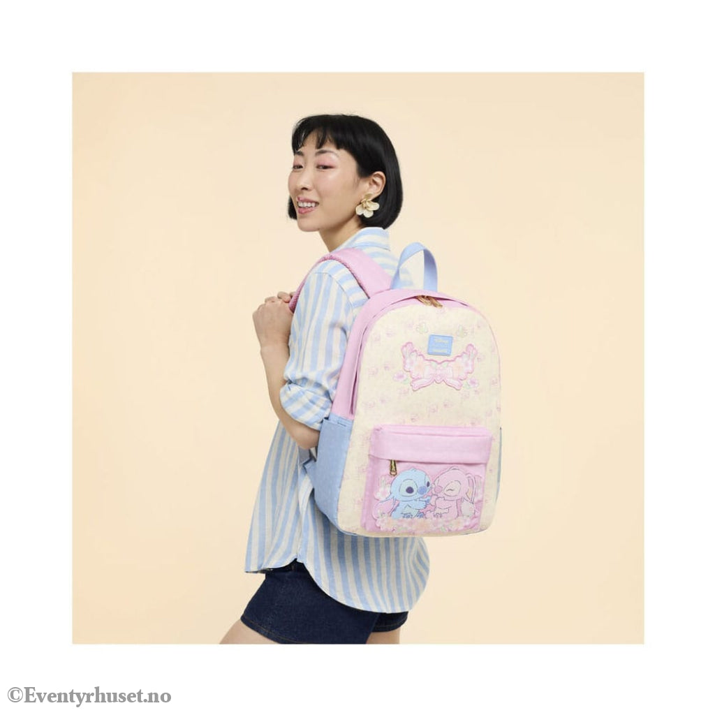 Disney by Loungefly Full-Size Nylon Backpack Lilo & Stitch Fashion & Accessories