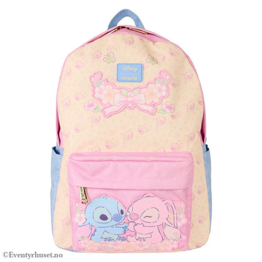 Disney by Loungefly Full-Size Nylon Backpack Lilo & Stitch Fashion & Accessories