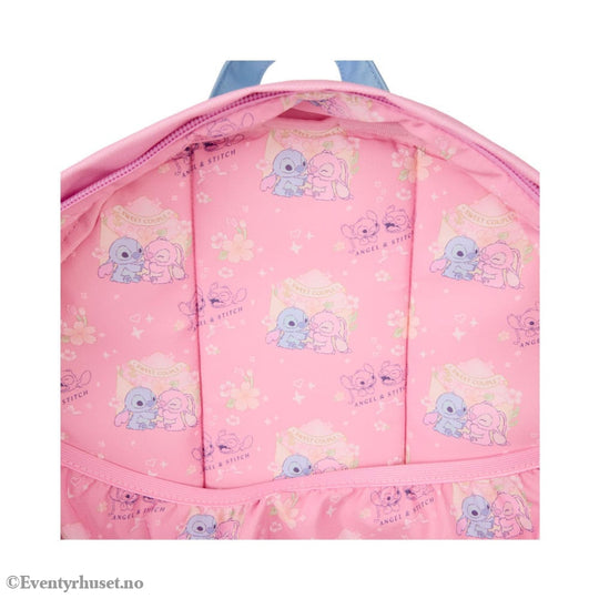 Disney by Loungefly Full-Size Nylon Backpack Lilo & Stitch Fashion & Accessories