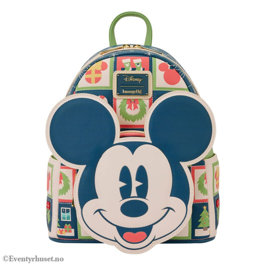 Disney by Loungefly Mini Backpack Mickey and Minnie Holiday Fashion & Accessories