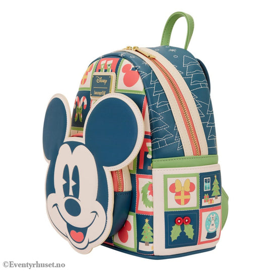 Disney by Loungefly Mini Backpack Mickey and Minnie Holiday Fashion & Accessories