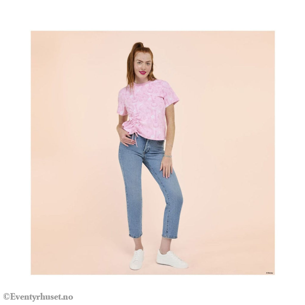 Disney by Loungefly Tee T-Shirt Unisex Hannah Montana Shirred Hem Size L Fashion & Accessories