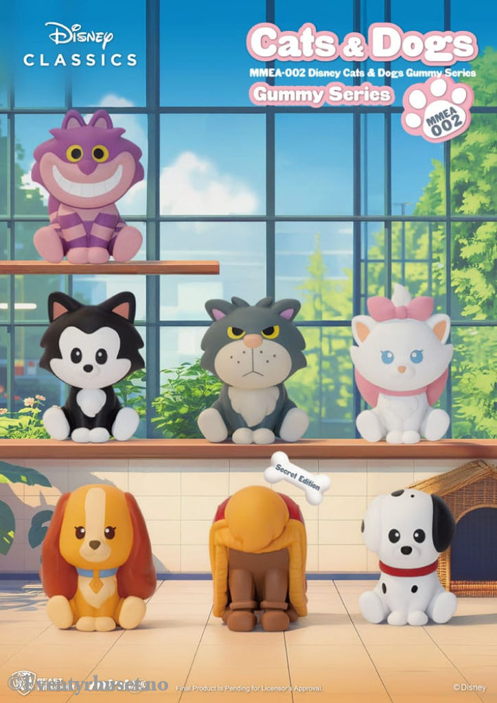 Disney Cats & Dogs Mini Egg Attack Blind Box Figures Gummy Series 3 cm Assortment (24) Toys