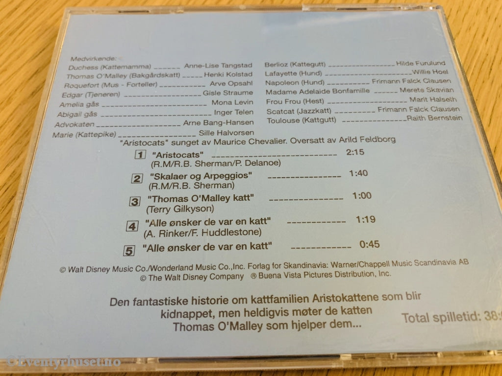 Disney Cd. Aristokattene. Lydbok