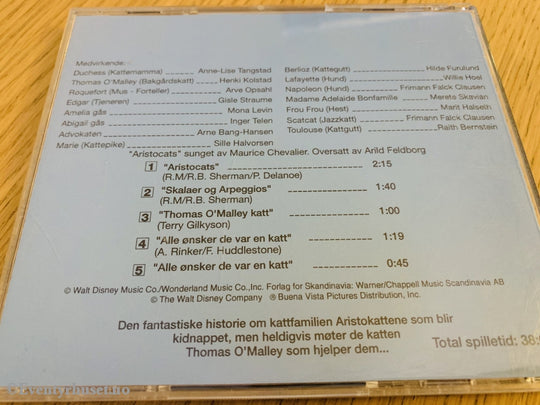 Disney Cd. Aristokattene. Lydbok