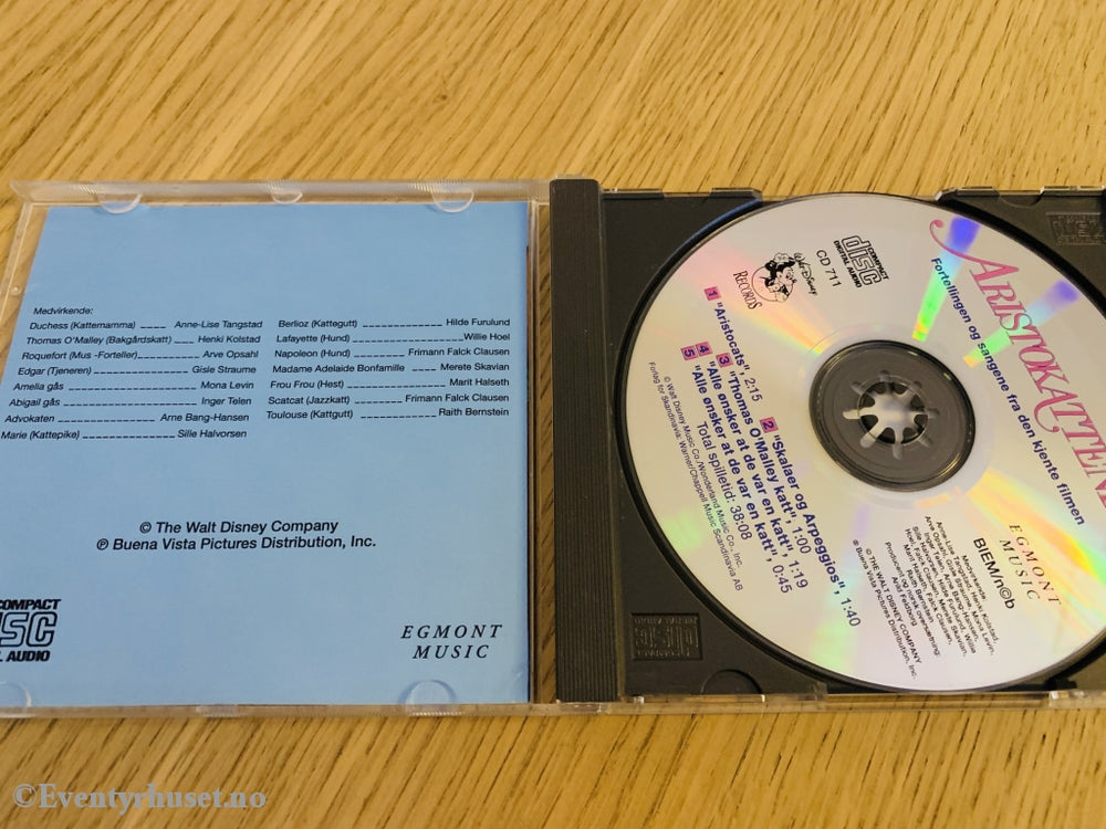 Disney Cd. Aristokattene. Lydbok