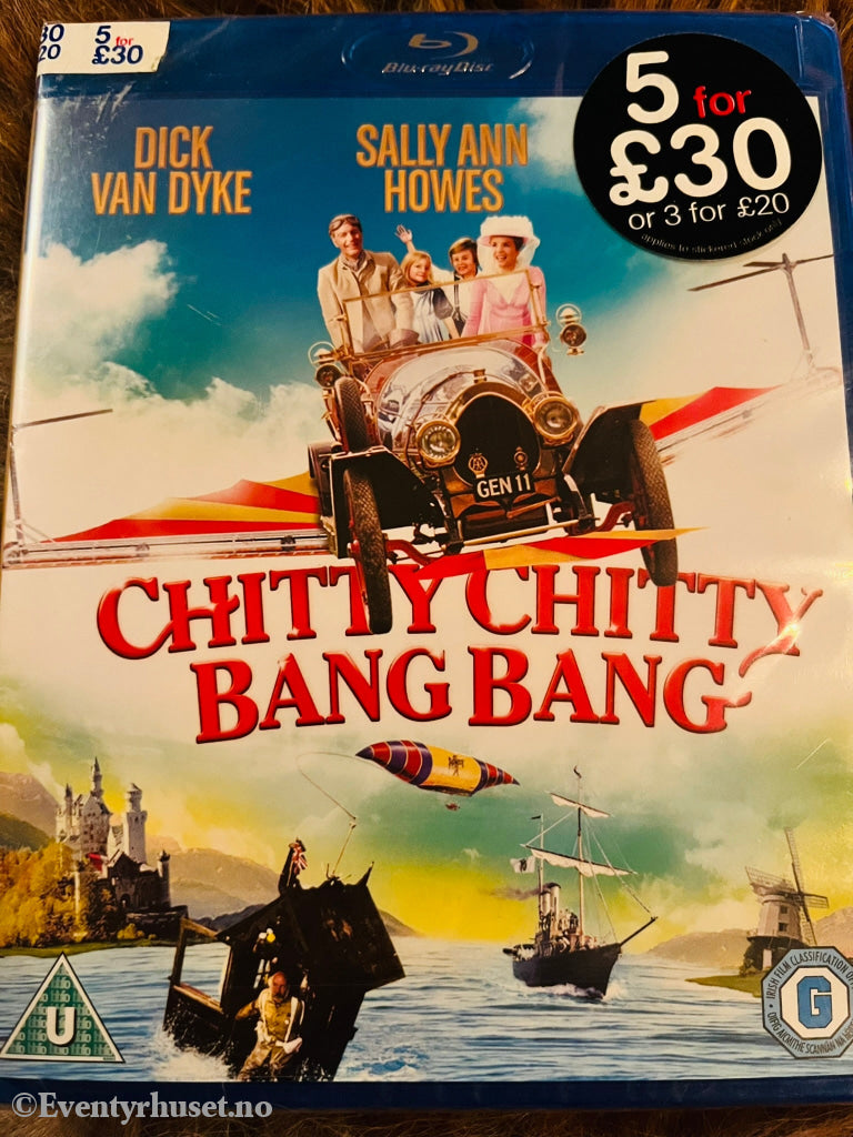 Disney Chitty Bang Bang. Blu-Ray. Ny I Plast! Blu-Ray Disc