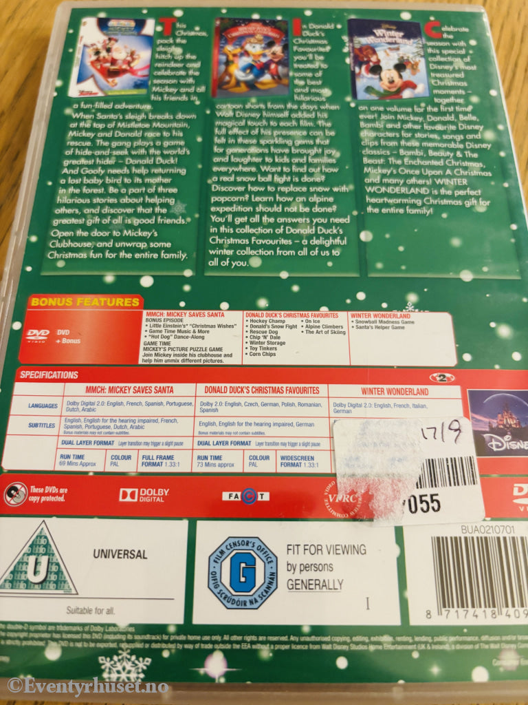 Disney Christmas Collection (2013) . DVD.