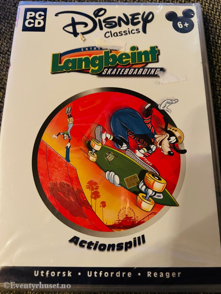Disney Classics Pc-Spill. Langbeint Skateboarding. Ny I Plast! Pc Spill
