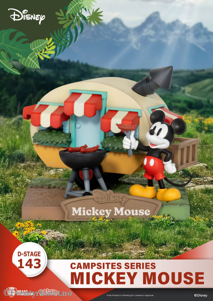 Disney D-Stage Campsite Series PVC Diorama Mickey Mouse 10 cm. Mint In Sealed Box (MISB)! Actionfigur