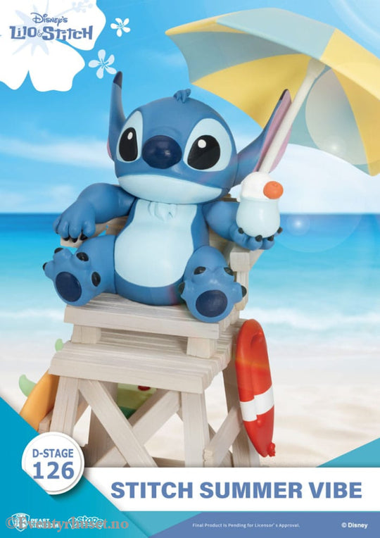 Disney D-Stage PVC Diorama Stitch Summer Vibe 16 cm Collectibles