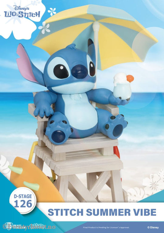 Disney D-Stage PVC Diorama Stitch Summer Vibe 16 cm Collectibles