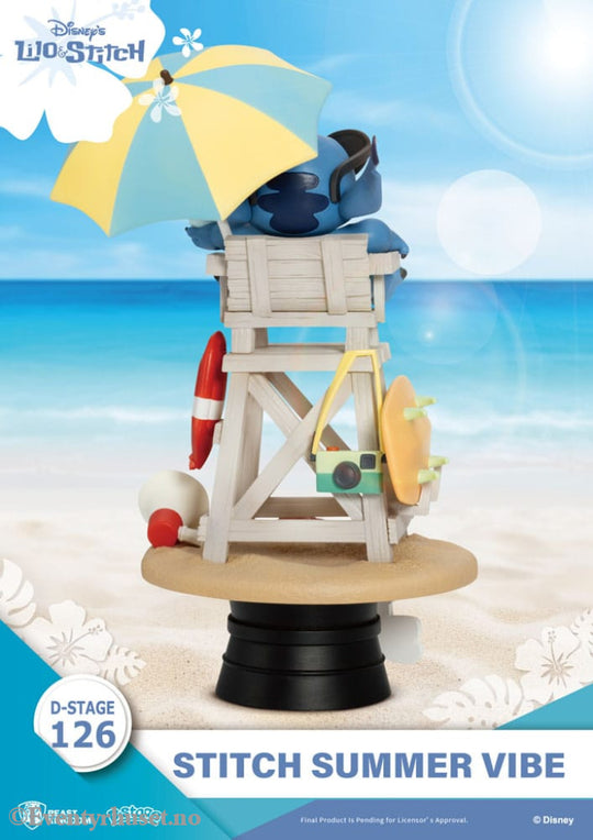 Disney D-Stage PVC Diorama Stitch Summer Vibe 16 cm Collectibles