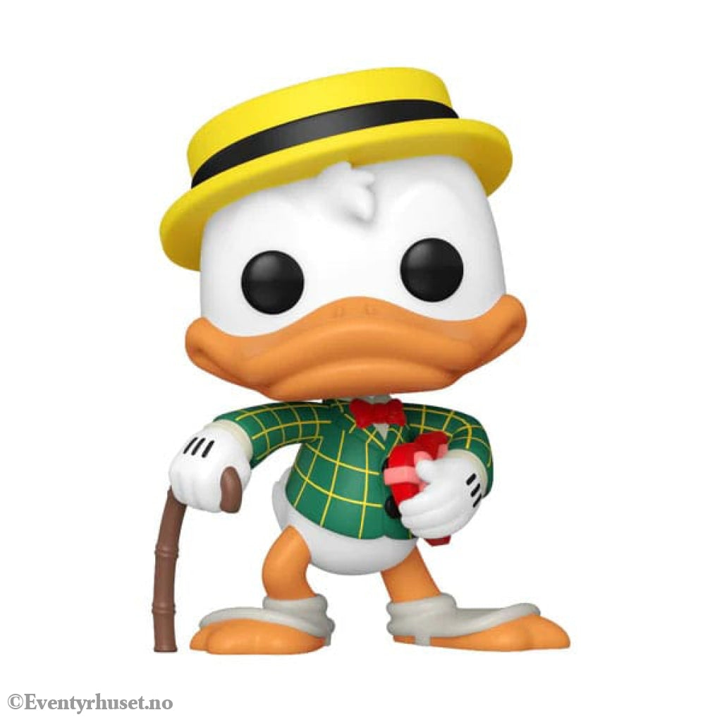 Disney DD 90th Anniversary POP! Disney Vinyl Figure Donald Duck(dapper) 9 cm Collectibles