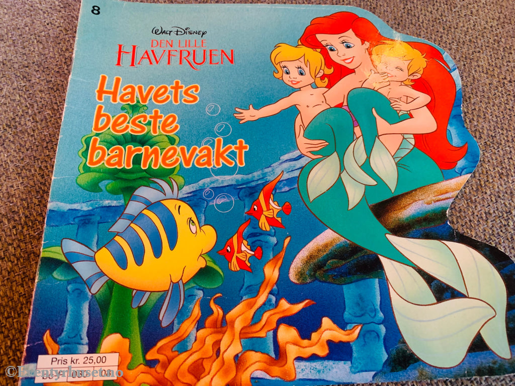 Disney - Den Lille Havfruen Havets Beste Barnevakt. 1994. Nr. 8. Hefte