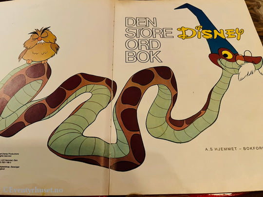 Disney Den Store Ordbok - Ny Revidert Utgave. 1975. Fortelling