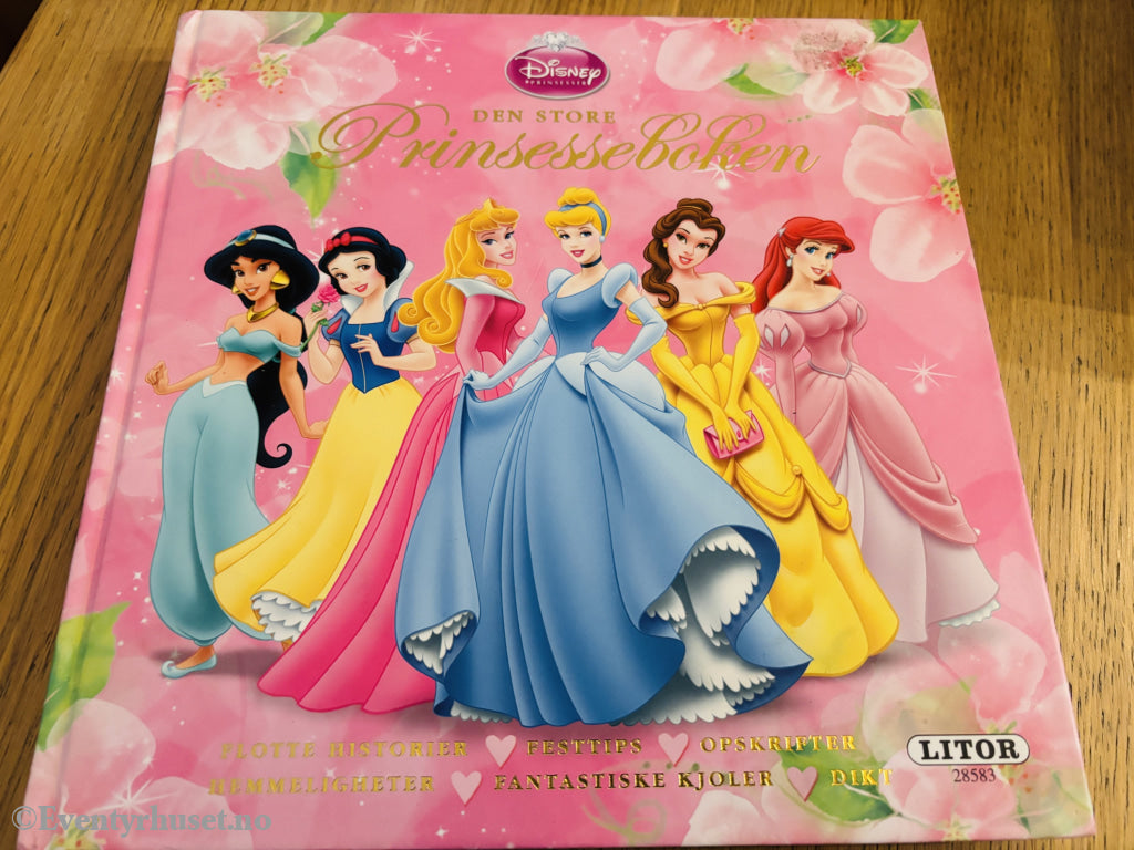 Disney. Den store prinsesseboken. Bok.