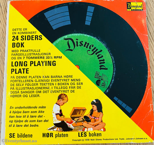 Disney Den Stygge Andungen - Se Hør Les. 1968. Ep + Bok. Eventyrplate