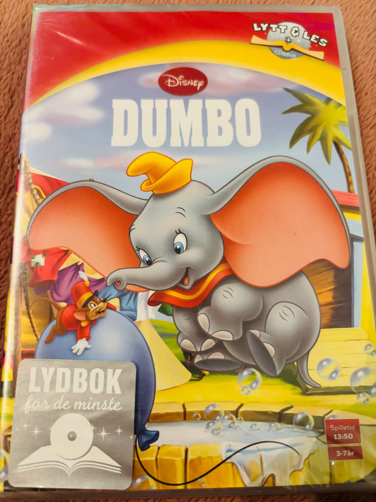 Disney – Dumbo. Lydbok på CD. Ny i plast!
