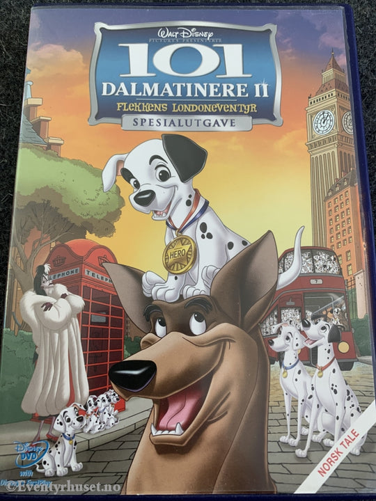 Disney Dvd. 101 Dalmatinere 2. 2001. Dvd