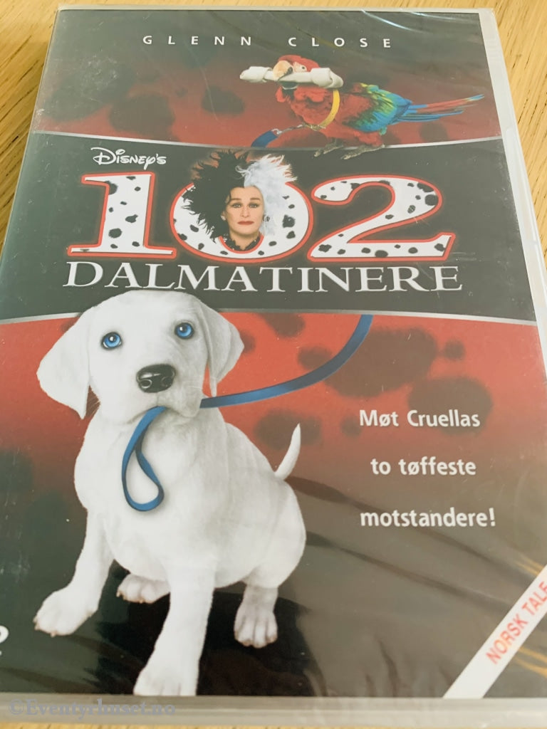 Disney Dvd. 102 Dalmatinere. 2000. Ny I Plast! Dvd