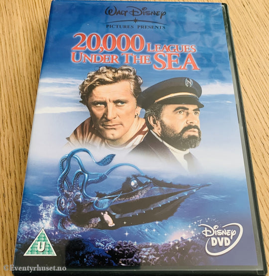 Disney Dvd. 20.000 Leagues Under The Sea. Norsk Tekst. Dvd