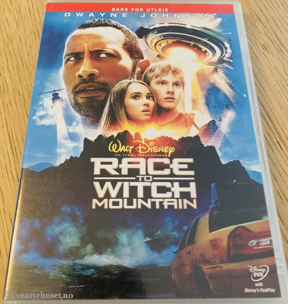 Disney Dvd. 2008. Race To Witch Mountain. Utleiefilm. Dvd