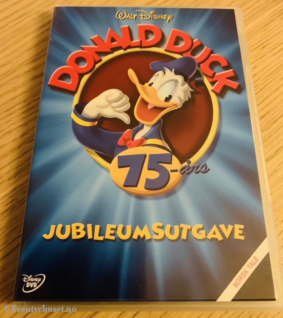 Disney Dvd. 2009. Donald Duck 75-Års Jubileumsdagen. Dvd